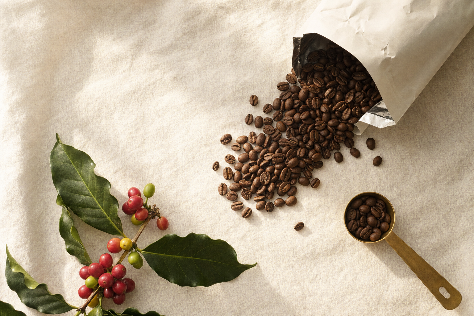 Specialty coffee beans and brewing tools